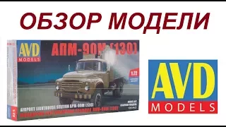 Обзор модели #ЗИЛ-130 #АПМ-90М #AVD Models #1291avd 1/72