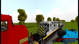 THOMAS AND THE DIESEL TRAINZ! - HOW FAR CAN U RIDE! - ROLLING LINE