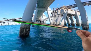 SPEARFISHING HUGE STRUCTURE