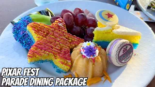 Pixar Fest Parade Dining Package & More New Foods!