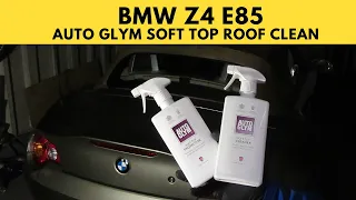 BMW Z4 E85 - Soft Top Roof Clean Part 9