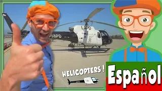 Blippi Español y el Helicóptero de la Policía de Los Ángeles | Videos Educacionales para Niños