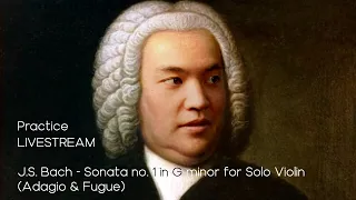 LIVESTREAM HIGHLIGHT: Bach Practice video Adagio & Fugue