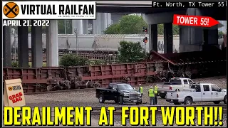 DERAILMENT AT FORT WORTH, TX!  AND A REALLY, REALLY GREAT GRAB BAG TODAY! 4/21/2022