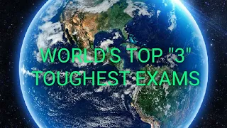World's Top 3 Toughest Exams #shorts