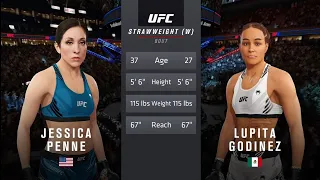 Jassica Penne vs Lupita Godinez | UFC® 4 Las Vegas Apex Live