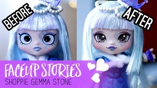 Repainting Dolls - Shoppies Gemma Stone - Faceup Stories ep.45