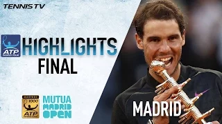 Highlights: Nadal Beats Thiem For Fifth Madrid Title 2017