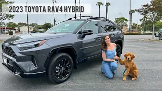 Check Out My New 2023 Toyota RAV4 Hybrid XSE! Find Out Why I Got It For The 2nd Time & What I Love!