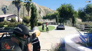 GTA 5 - Madrazo Cartel Attack + Six Star Escape