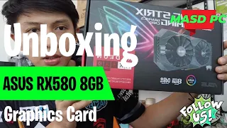 Unboxing ASUS ROG STRIX RX580 8GB GDDR5 2048SP Graphics Card.Macoy#unboxing #asus #graphics