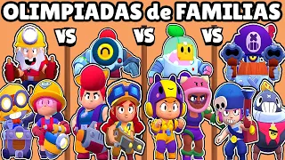 CUAL ES LA MEJOR FAMILIA DE BRAWLERS? | OLIMPIADAS de FAMILIAS BRAWL STARS