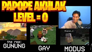 REAKSI PAPOPE YANG INI AKHLAK LEVEL = 0