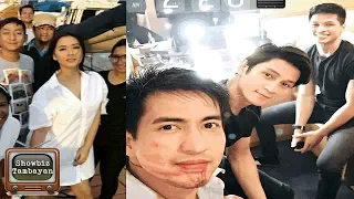 WILDFLOWER Ivy, Arnaldo, Diego, Jepoy tuloy pa rin ang taping sa barko... ala Titanic daw?