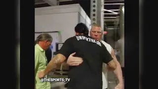 Undertaker meet brock lesnar backstage
