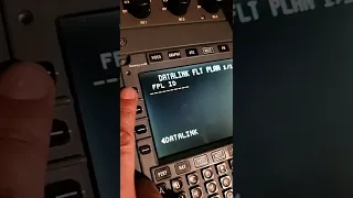 Loading the Datalink flight plan