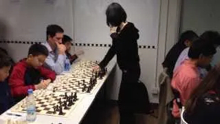 GM Hou Yifan Simul in Hong Kong