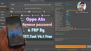 Oppo A5s Remove password & FRP By TFT tool v6 1 Free