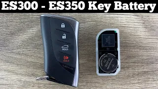 How To Change A Lexus LS350  Remote Key Fob Battery 2019 - 2020 Remove Replace Replacement