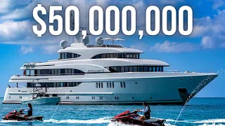 Inside a $50,000,000 Luxury SuperYacht | 201' Lurssen Super Yacht Tour