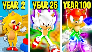 100 YEARS As SUPER SONIC! (Roblox)