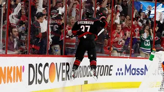 What a celebration by the Canes' Andrei Svechnikov