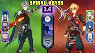 Alhaitham Quickbloom & Thoma Burgeon Team | Spiral Abyss 3.6 Floor 12 Full Stars | Genshin Impact