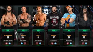 Rollins vs Orton vs Triple H vs Reigns vs Cena vs The Undertaker   Elimination Chamber WWE2K24