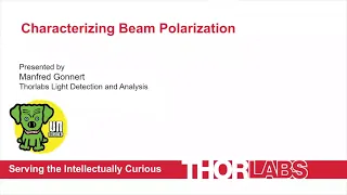 Characterizing Beam Polarization
