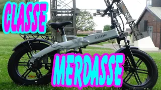 Je test un fat bike homologué, le ado A20F XE