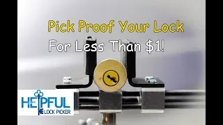 [174] DIY How To Easily Pick Proof Your Door Lock (Kwikset) For Under $1