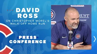 "Christopher Morel is so electric." | David Ross on Cubs Walk-Off Win vs. White Sox