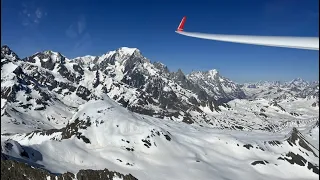 Mont Blanc na wiosennej termice.