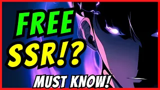 FREE SSR?! [Solo Leveling: Arise] MUST KNOW NEW FEATURE! Special Summons!