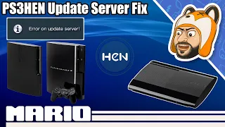 PS3HEN Update Server Error Fix and Update!