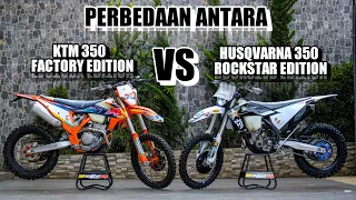 HET 2 HET KTM 350excf  FACTORY VS HUSQVARNA FE350 ROCKSTAR EDITION 2022