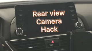 AWESOME Hack for rear view camera on EVERY 2018-2022 Honda Accord model