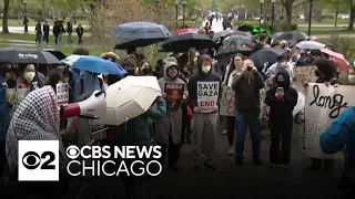 Students demonstrate for Palestinian cause on University of Chicago campus