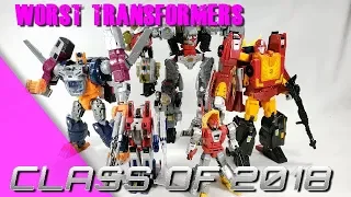 SHOKY CLASS OF 2018: TOP 5 WORST TRANSFORMERS