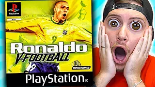 GIOCO a RONALDO V-FOOTBALL!! - IL VIDEOGIOCO di RONALDO IL FENOMENO!! (2000 PS1)