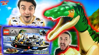 ЛЕГО ДИНОЗАВРЫ МИР ЮРСКОГО ПЕРИОДА И ПАПА БОБ - ВСЯ СБОРКА LEGO JURASSIC WORLD НА ПАПА РОБ ШОУ!