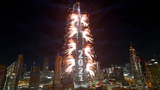 Watch Dubai's 2021 New Year fireworks display