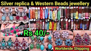 Silver replica jewellery & Beads Western mala manufacturer in Delhi.