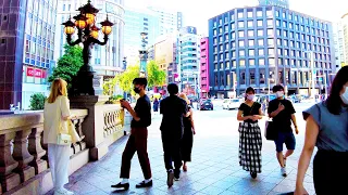 [Nihonbashi Walk in Tokyo] Feel the good old Japan ♪ (4K ASMR non-stop 1 hour 01Minutes)