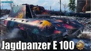 Медаль Пула, 10к урона на ЯГЕ Е 100 ✅ World of Tanks лучший бой Jagdpanzer E 100