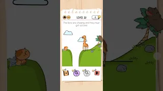 Brain Test 2 - Tricky Stories Level 20 (Tom's Adventure) Solved