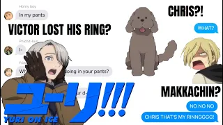 Yuri on Ice: Victor lost his ring? Chris did what?!!