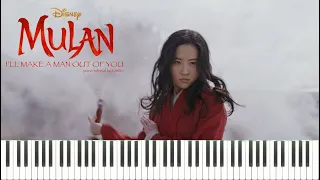 Mulan (2020) - I'll Make A Man Out Of You (Piano Tutorial + Sheets)