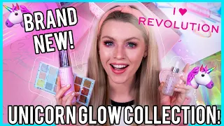 NEW UNICORN HEART GLOW COLLECTION! // I HEART REVOLUTION UNBOXING