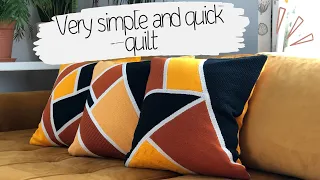 Quick and Easy Quilting Tutorial. Nopea ja helppo tilkkutyö. Don't Toss Those Fabric Scraps! #diy